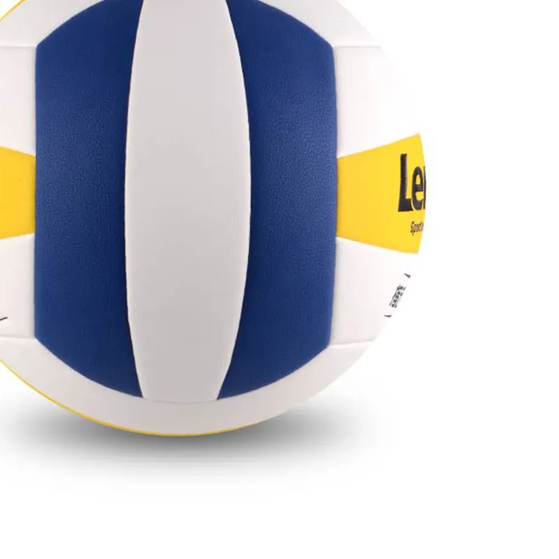 LENWAVE Rubber Size 5 Volleyball Unisex White Blue Yellow-3