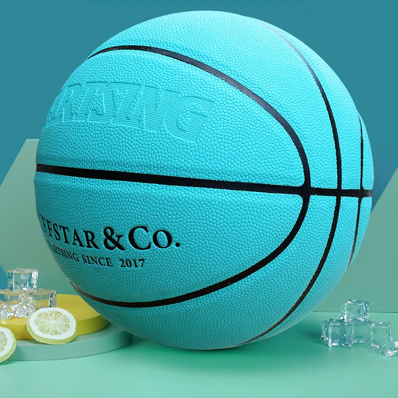 Vartsing x VARTSING PU Basketball Blue 4/5/7 Size Training-5