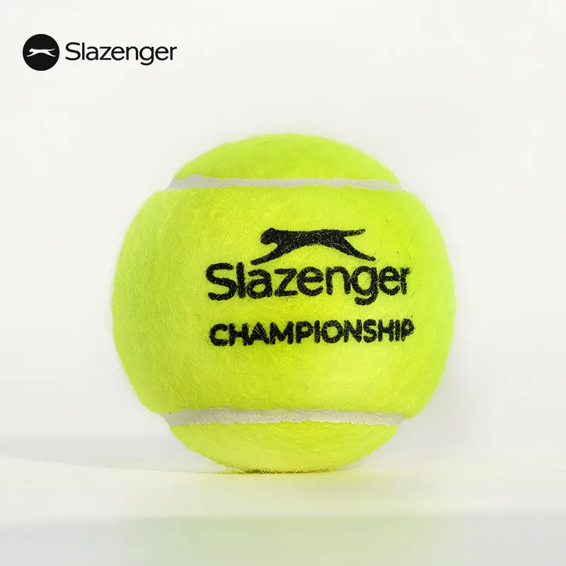 Slazenger CHAMPIONSHIP Tennis Balls Wool, Cotton, Polyester Training Ball Indoor Training Ball Yellow Green-1