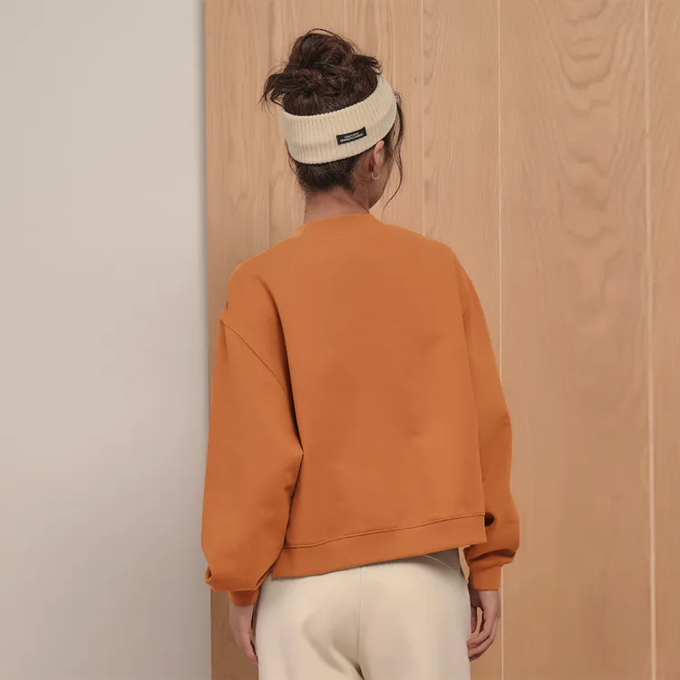 Reebok FW23 Sweatshirt Women's Caramel-1