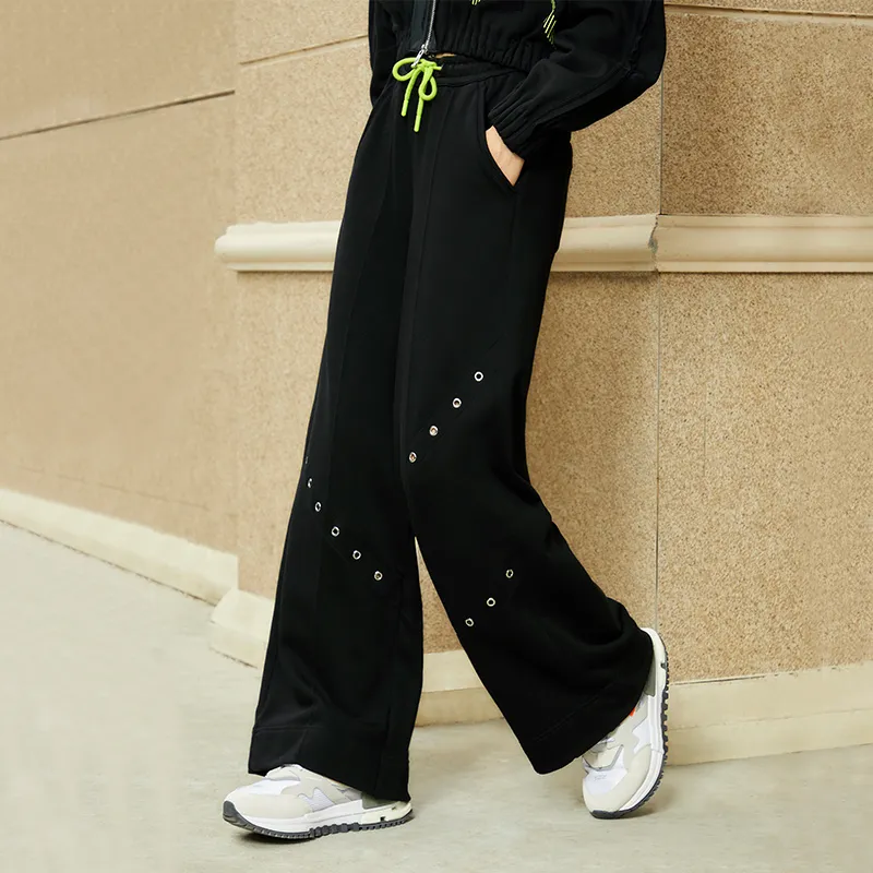 LiNing Knitted Sports Pants Women's Black-2