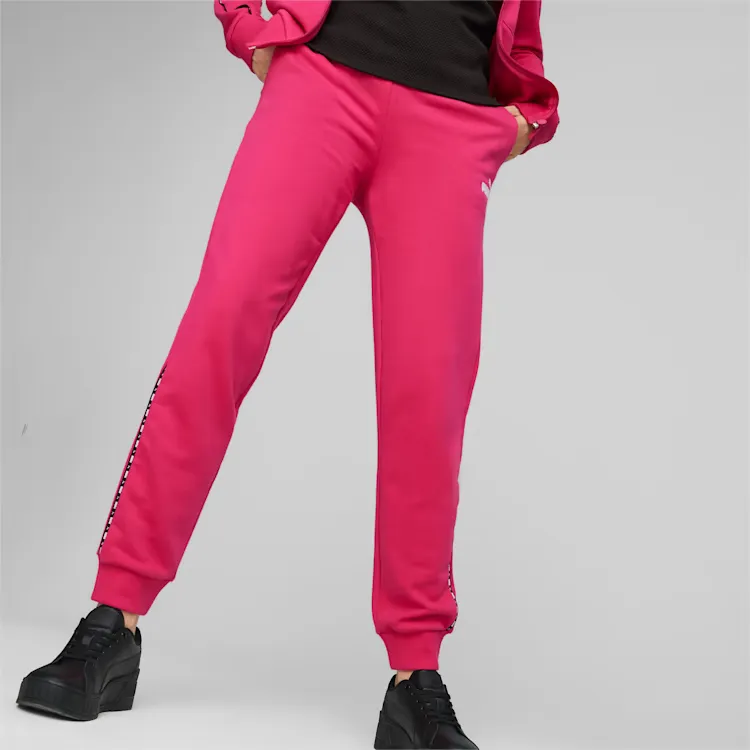 PUMA Knitted Sports Pants Women's Pink-2