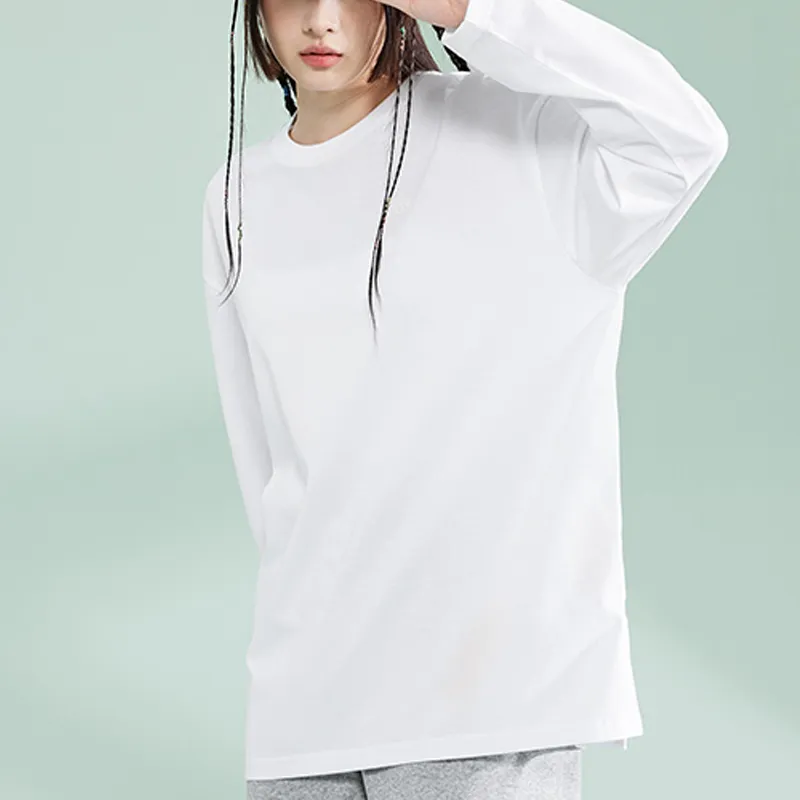 QIAODAN Dry Drop Shoulder Sleeve T Shirt Women's Jordan White-2