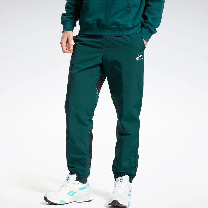 Reebok X EIGHTYONE 81 WOVEN VECTOR Knitted Sports Pants Unisex Green-1