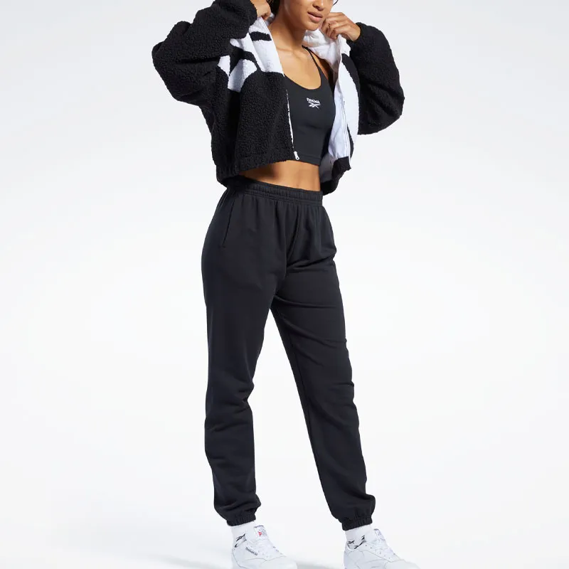 Reebok CLASSICS PF SHERPA Jackets Coats Women's Black-4