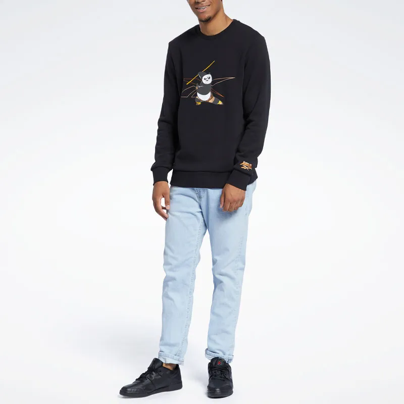 Reebok x GONGFUXIONGMAO LIANMINGKUAN Sweatshirt Unisex Black-3