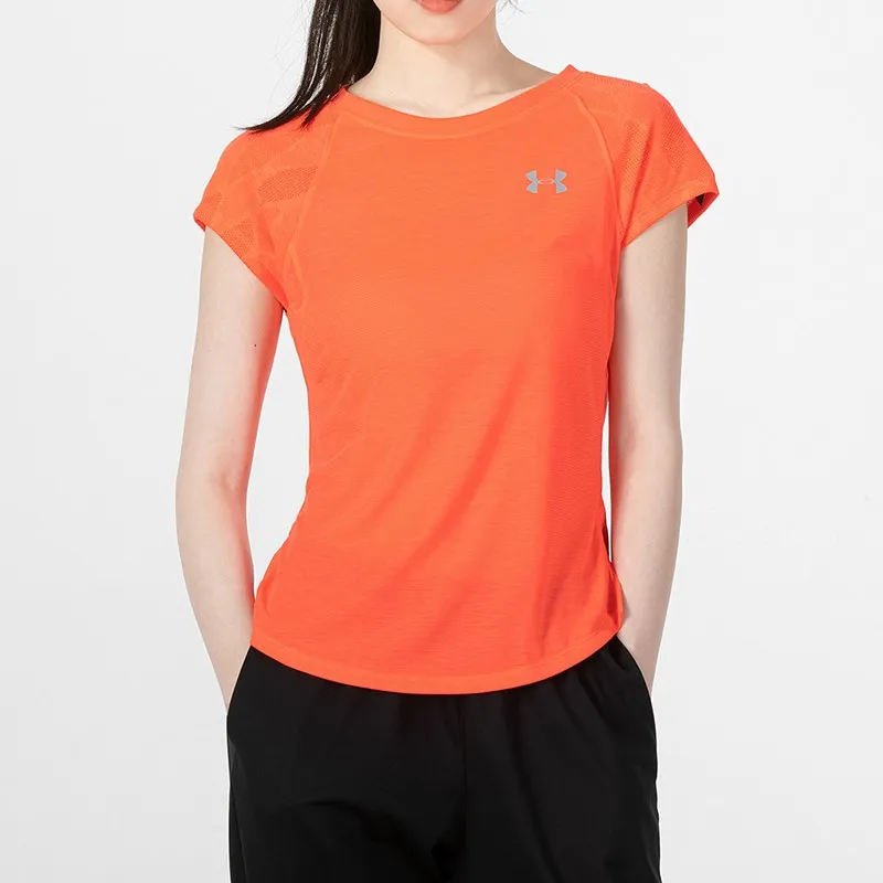 Under Armour Raglan Sleeve T-Shirt Women's Red-2