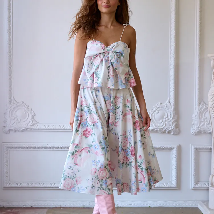 Selkie Camisoles Women's Floral Vine Rose-1
