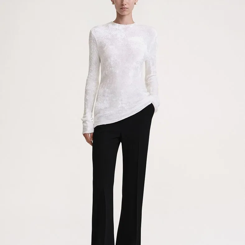 TOTEME Slim Chenille knit Top-1