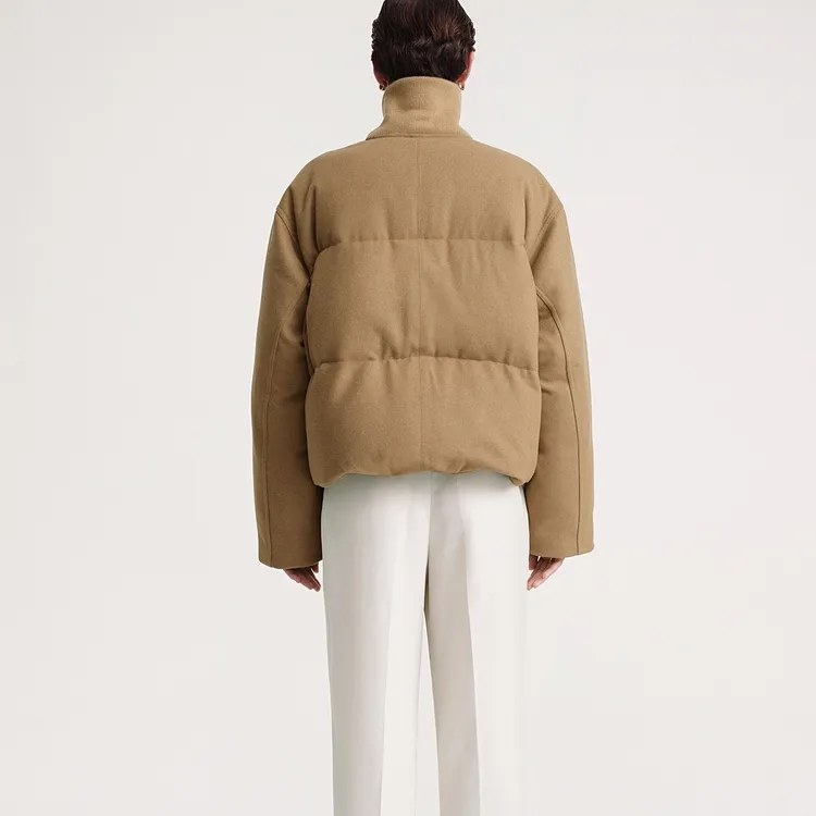 TOTEME Flannel Puffer Jacket-3