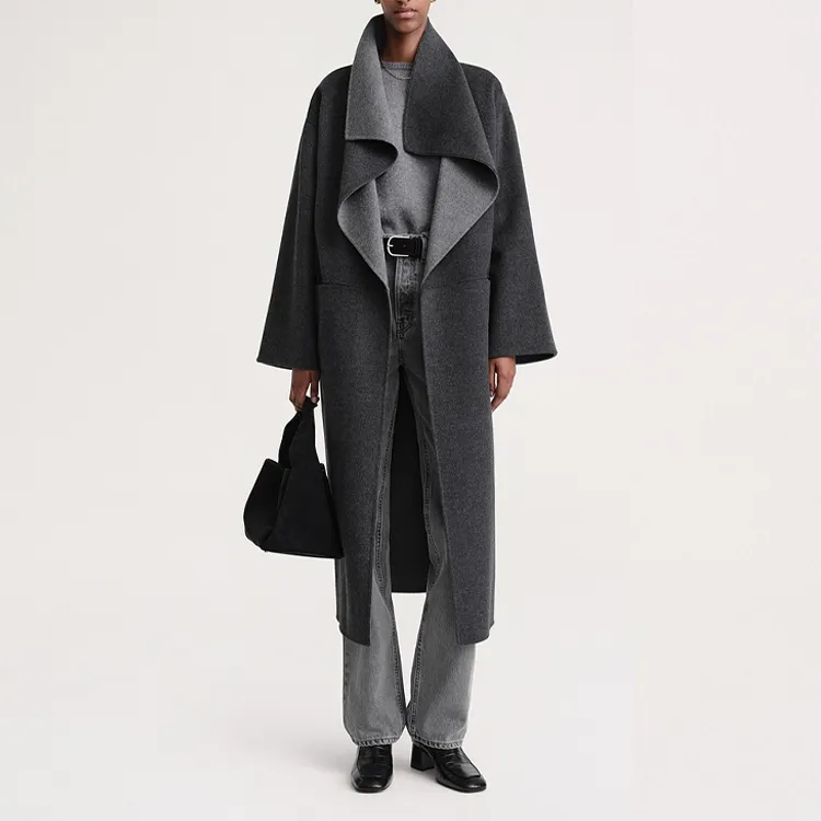 TOTEME Signature Wool cashmere Coat-1