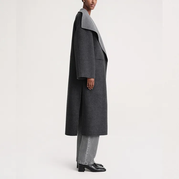 TOTEME Signature Wool cashmere Coat-2