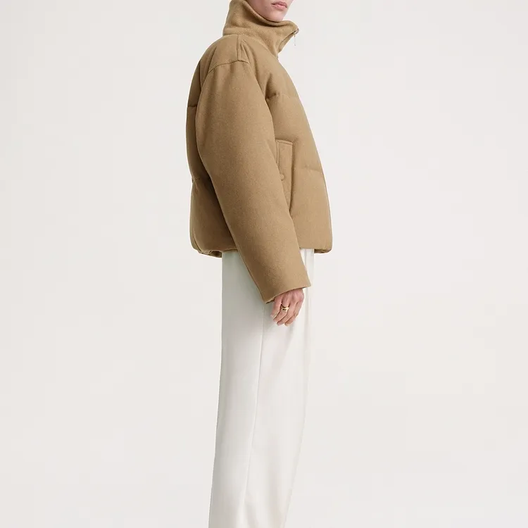 TOTEME Flannel Puffer Jacket-2