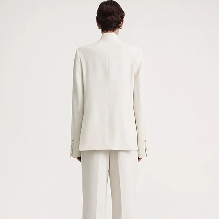 TOTEME No lapels Single breasted Blazer-3