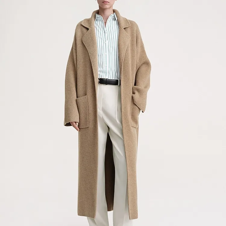 TOTEME Drop-shoulder Ribbed-knit Cardigan-1