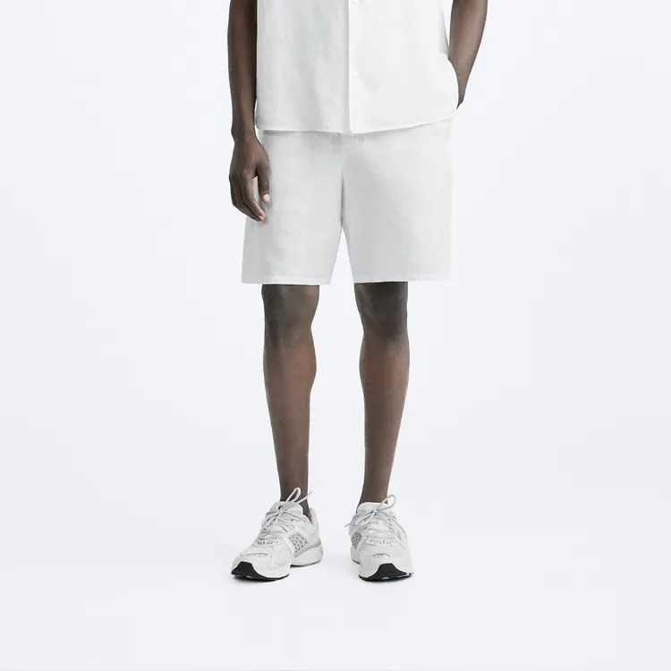 ZARA Casual Shorts Men White-5