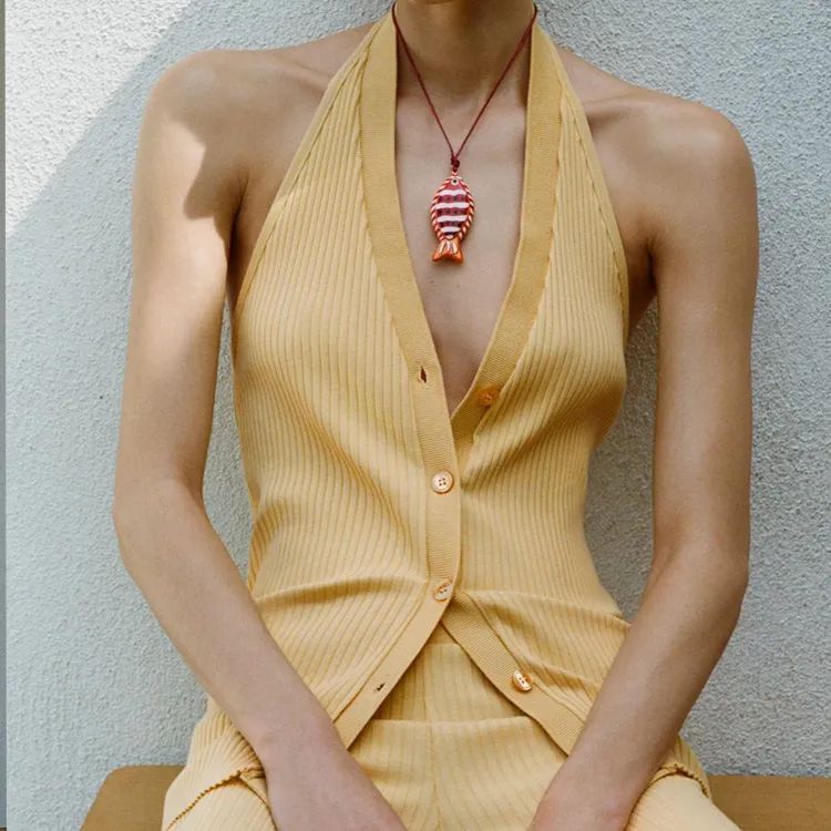 ZARA Camisole Women's Light Yellow-3