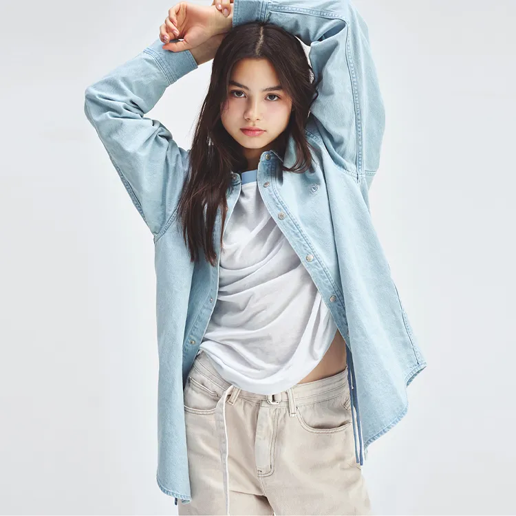 COVERNAT Shirt Unisex Light Blue-3