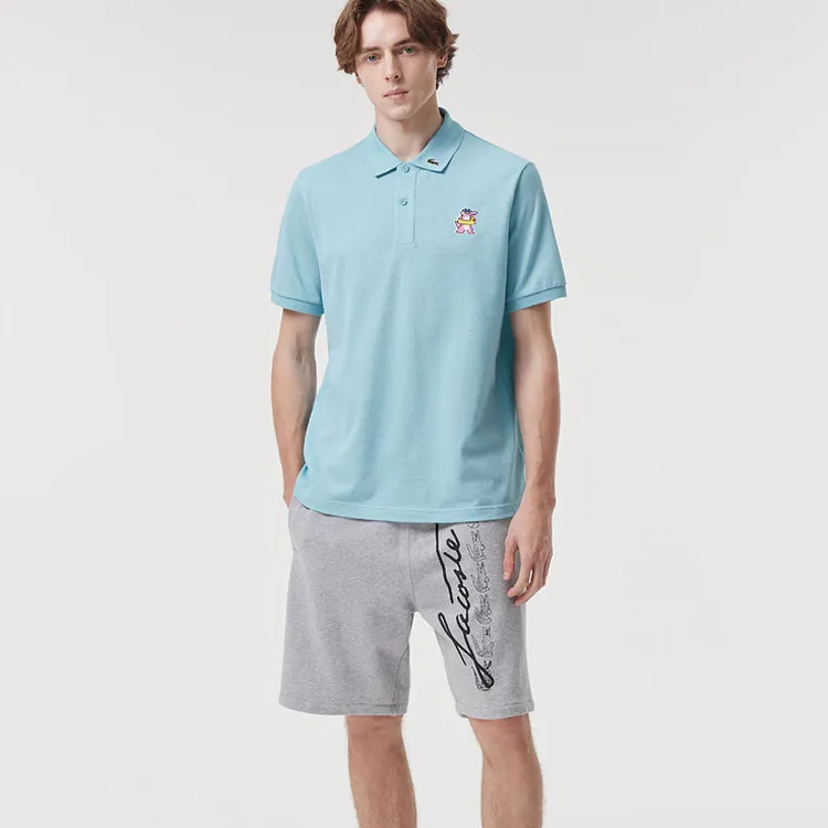 LACOSTE Polo Shirt Unisex Tide Blue-2