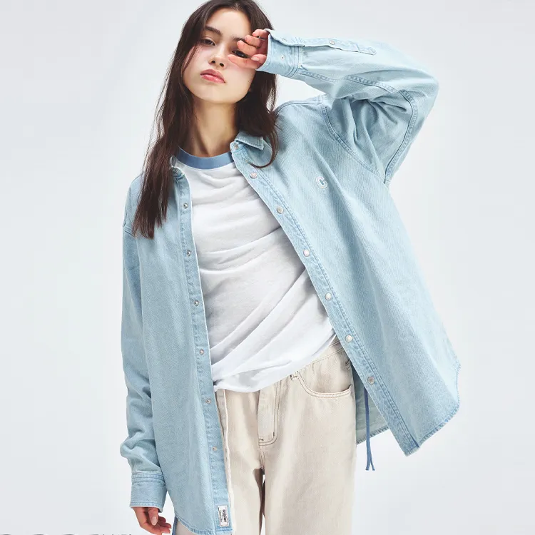 COVERNAT Shirt Unisex Light Blue-2