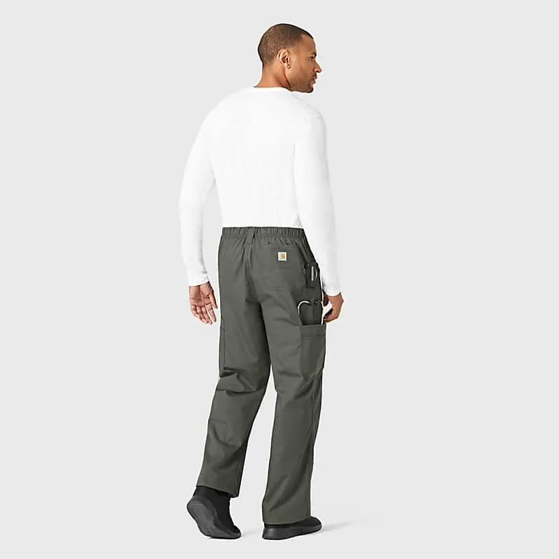 Carhartt C54108 RIPSTOP BOOT CUT 8 POCKET CARGO SCRUB PANT Cargo Pants Regular Fit Men's-9