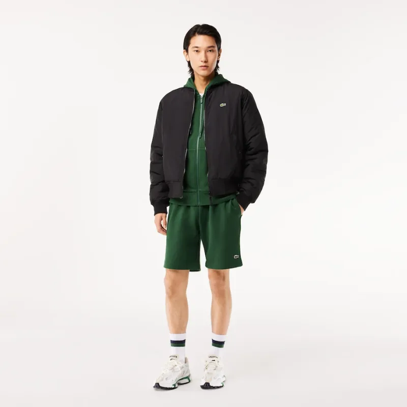 LACOSTE Logo patch Cotton Blend Track Shorts-2