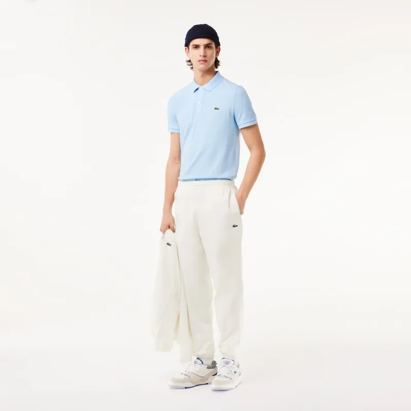 LACOSTE Knitted Sports Pants Men's White-6