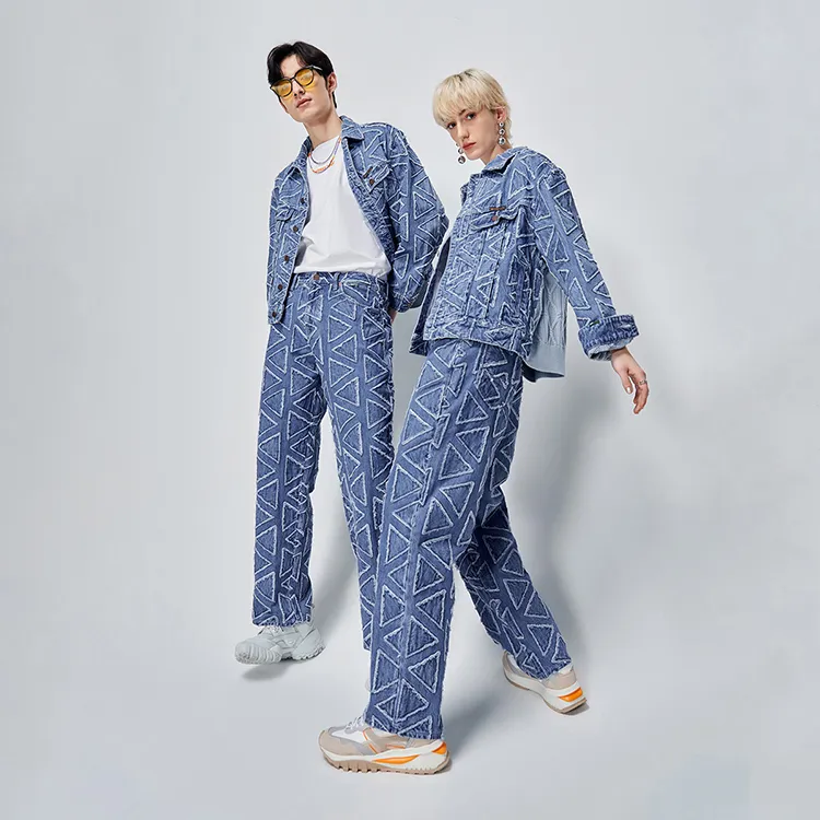 Randomevent X Lee X RANDOMEVENT Jeans Unisex Medium Blue-3