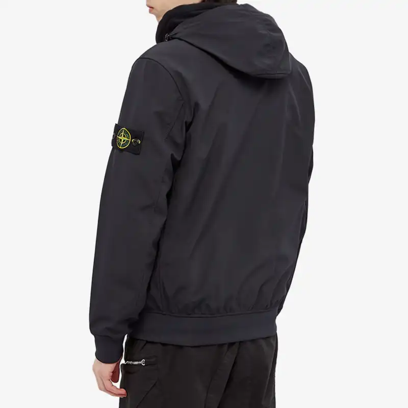 STONE ISLAND Jackets Coats Men's Black-1