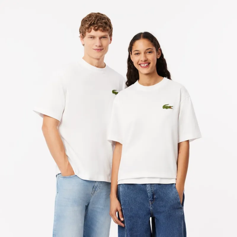 LACOSTE Logo appliquéd T shirt-2