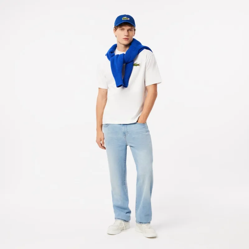 LACOSTE Logo appliquéd T shirt-1