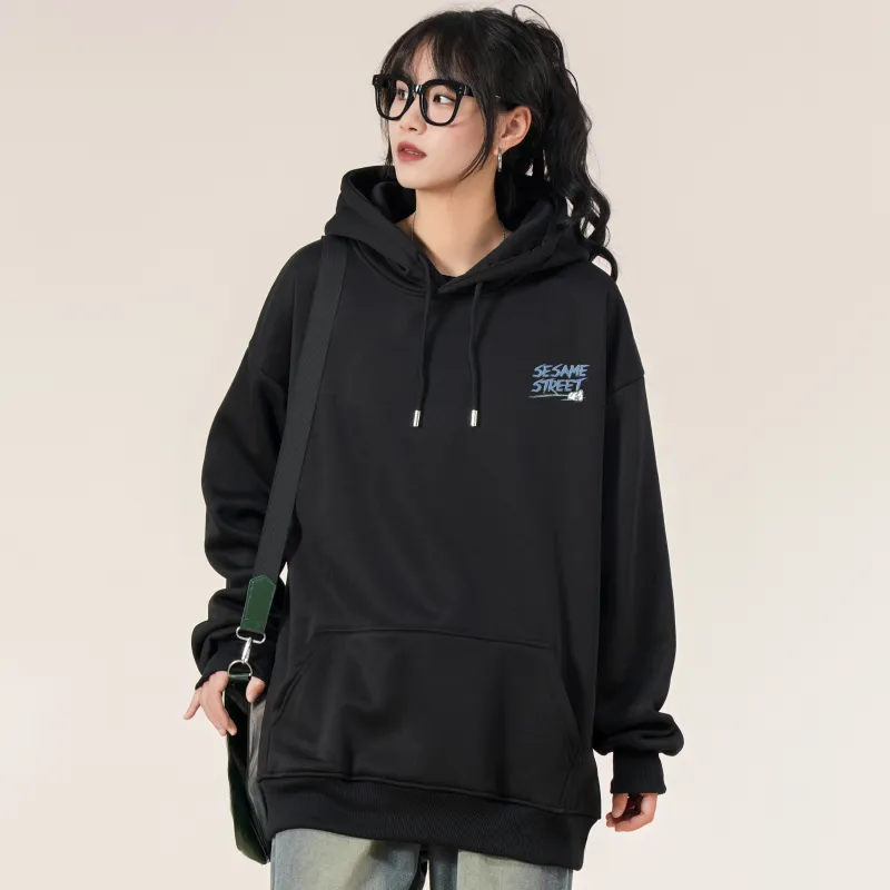SESAME STREET Sweatshirt Thickened And Fleece Lined Unisex-10