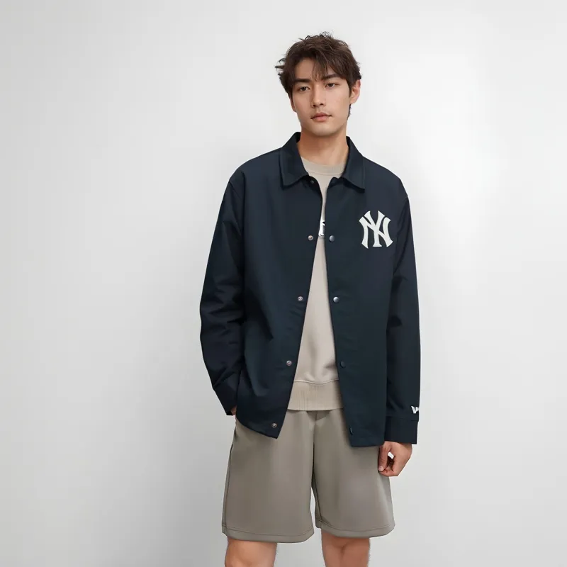 New Era X MLB NEW YORK YANKEES Coach Navy Jacket-3