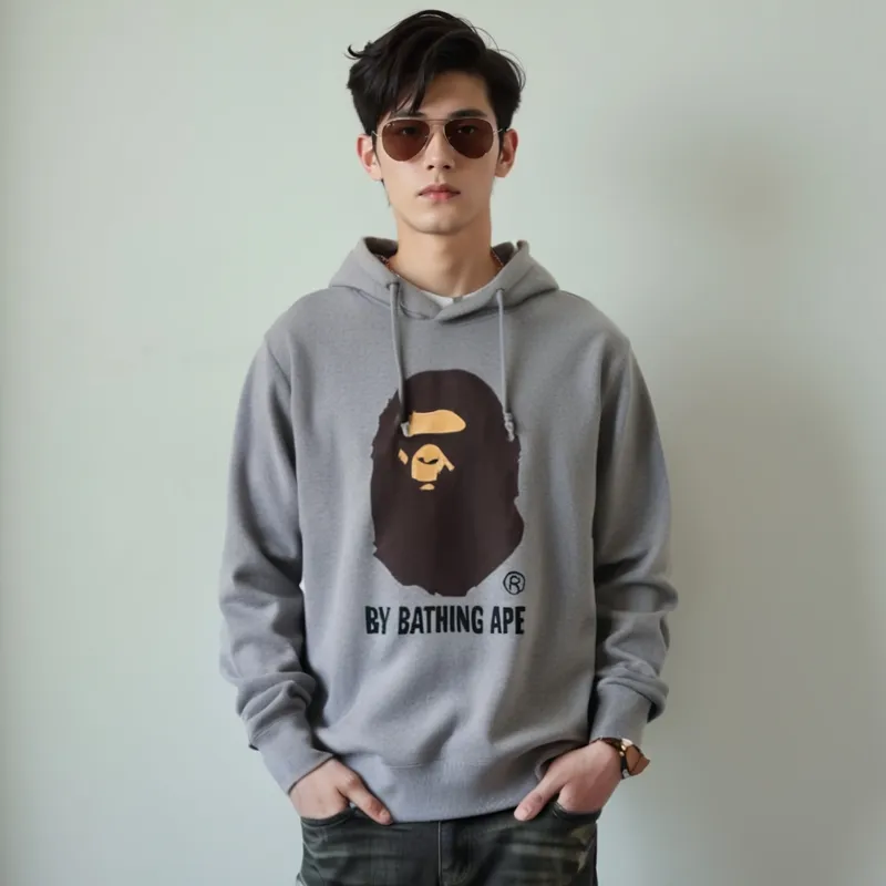 A BATHING APE By Bathing Ape Relaxed Pullover Hoodie-2