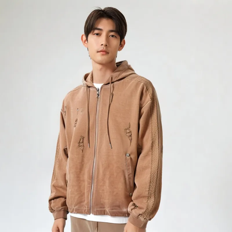THUG CLUB SS24 Sweatshirt Men's Camel-2