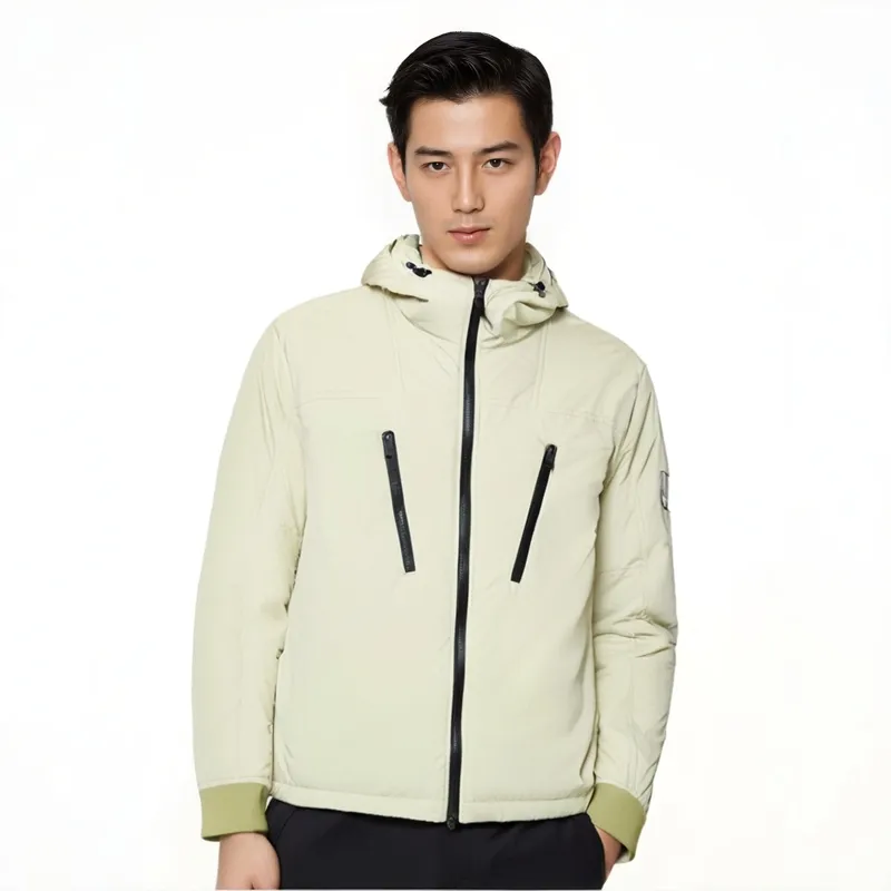 STONE ISLAND Foldable Logo Patch Zip Up Jacket-2