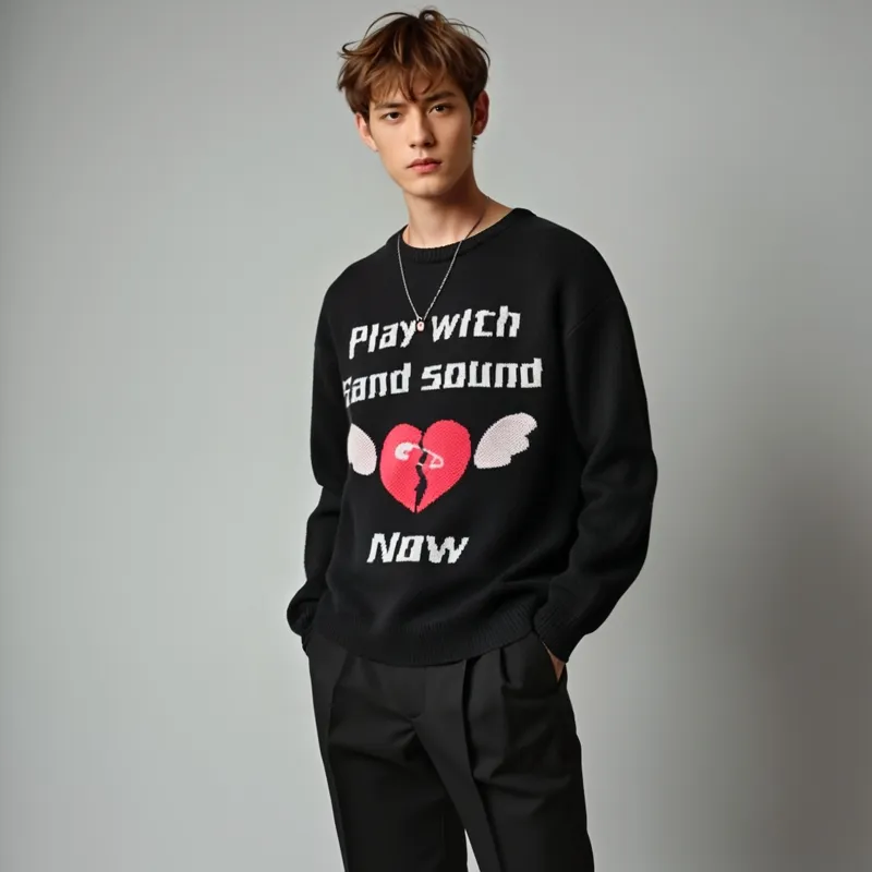I.E Sweaters Unisex Black-2