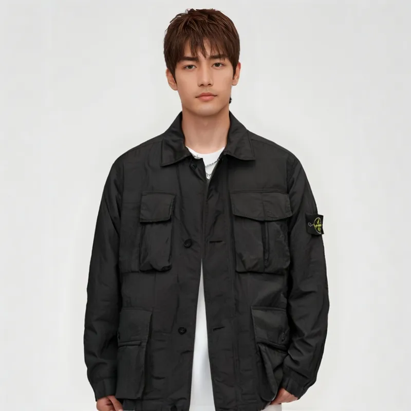 STONE ISLAND Jacket Men's Black-2