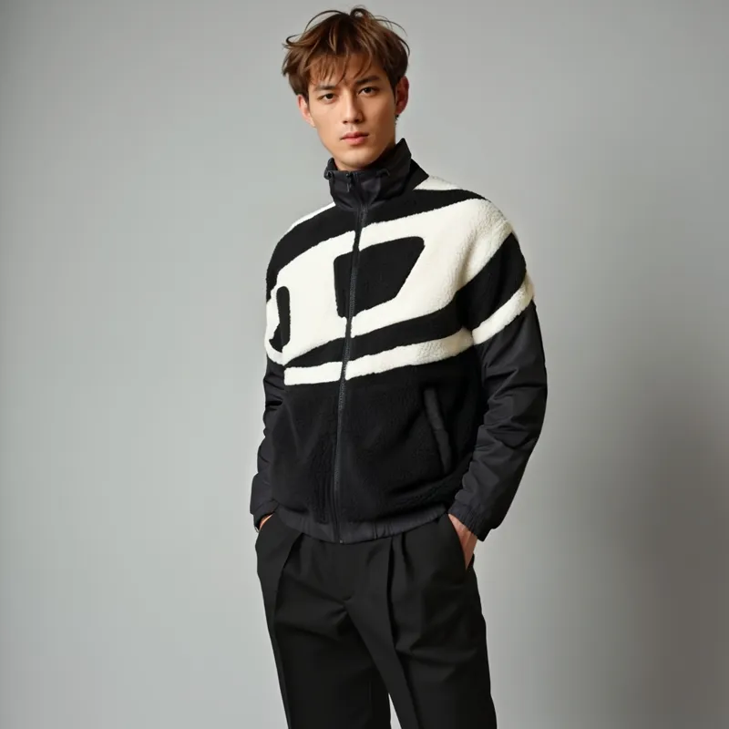 DIESEL Jackets Men Black-2