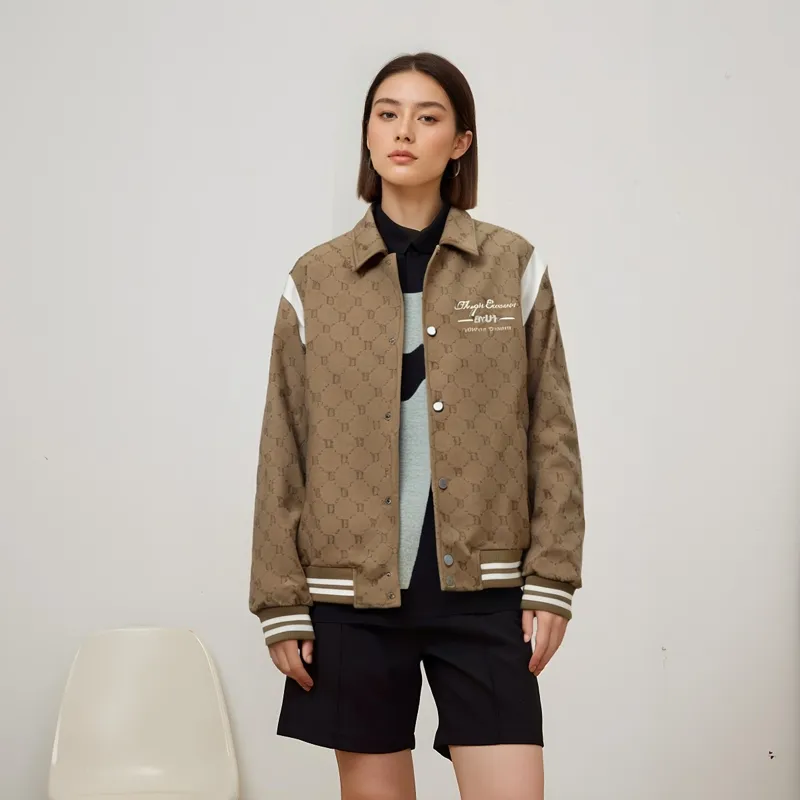 PEACEBIRD MEN Jacket Unisex Khaki-2