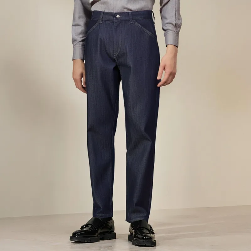 UNIQLO Jeans Unisex Dark Blue-1