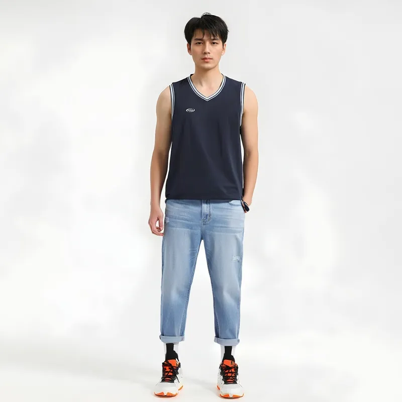 PEACEBIRD MEN Jeans Men Blue 1 Classic Tapered-2