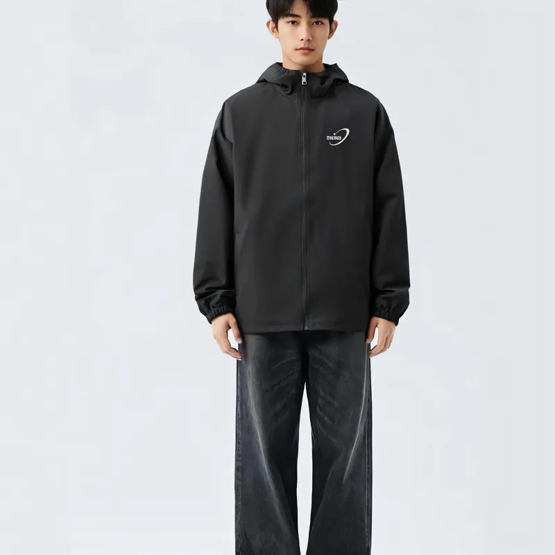 EMINU Jackets & Coats Unisex Black-11