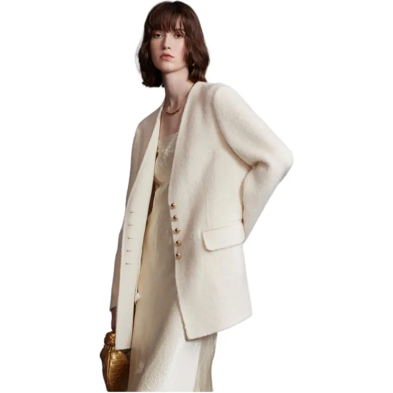 3COLOUR Coats Women's Milk White-3