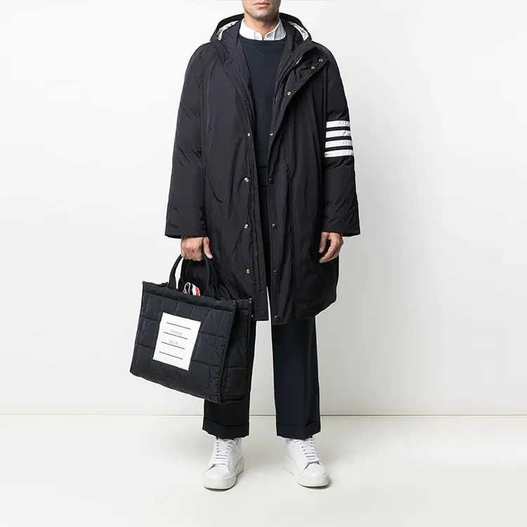 THOM BROWNE Twill 4 Bar Football Sideline Parka-2