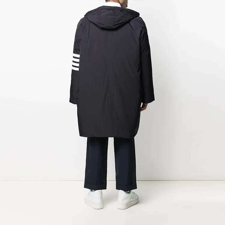 THOM BROWNE Twill 4 Bar Football Sideline Parka-3