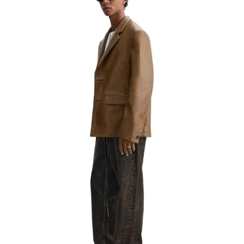ZARA Business Suits Men Brown-2