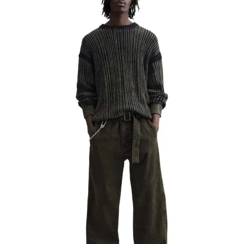 ZARA Knitwear Men Brown-3