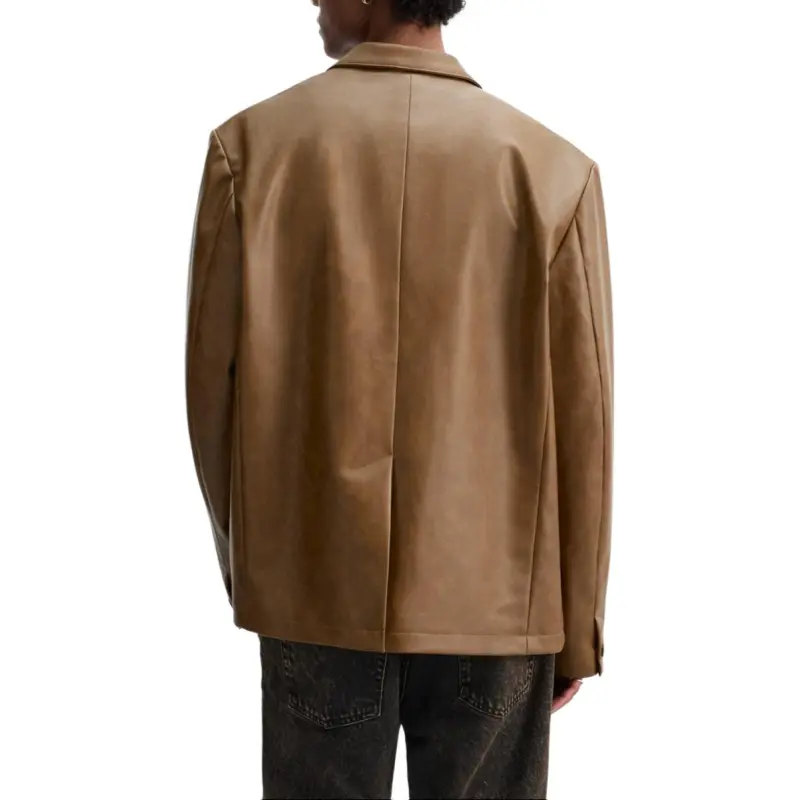 ZARA Business Suits Men Brown-3