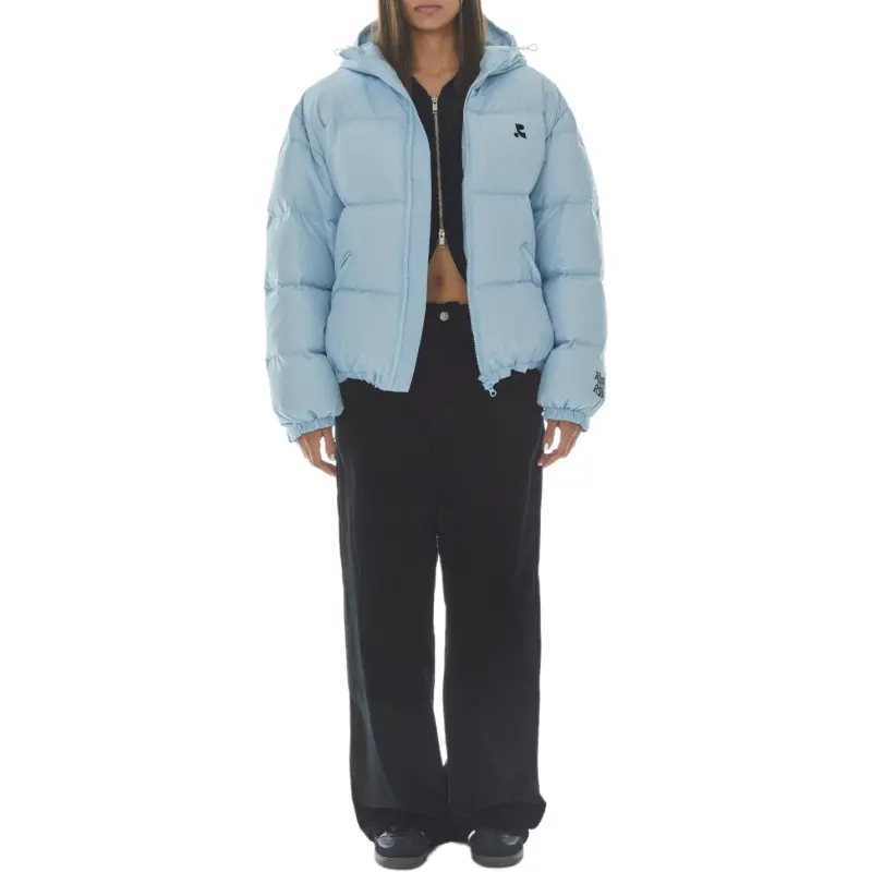 Rest&Recreation FW24 2WAY HOOD DOWN JACKET Down Jacket Unisex SKY BLUE/Sky Blue-5